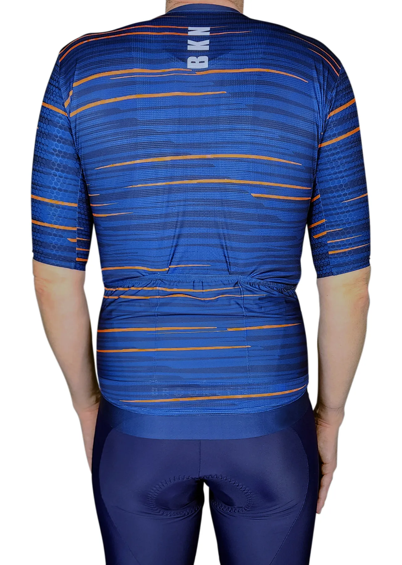 BKN Navy Orange Stripe_BACK