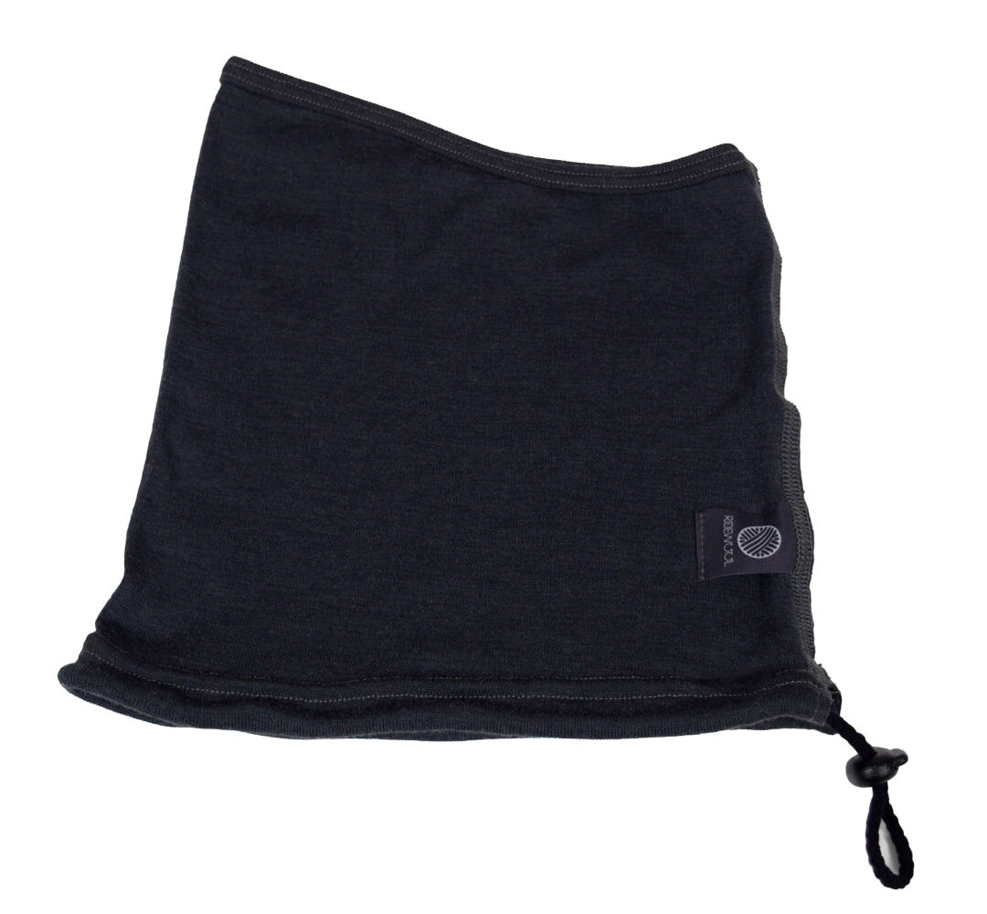 Merino Neck Warmers Charcoal