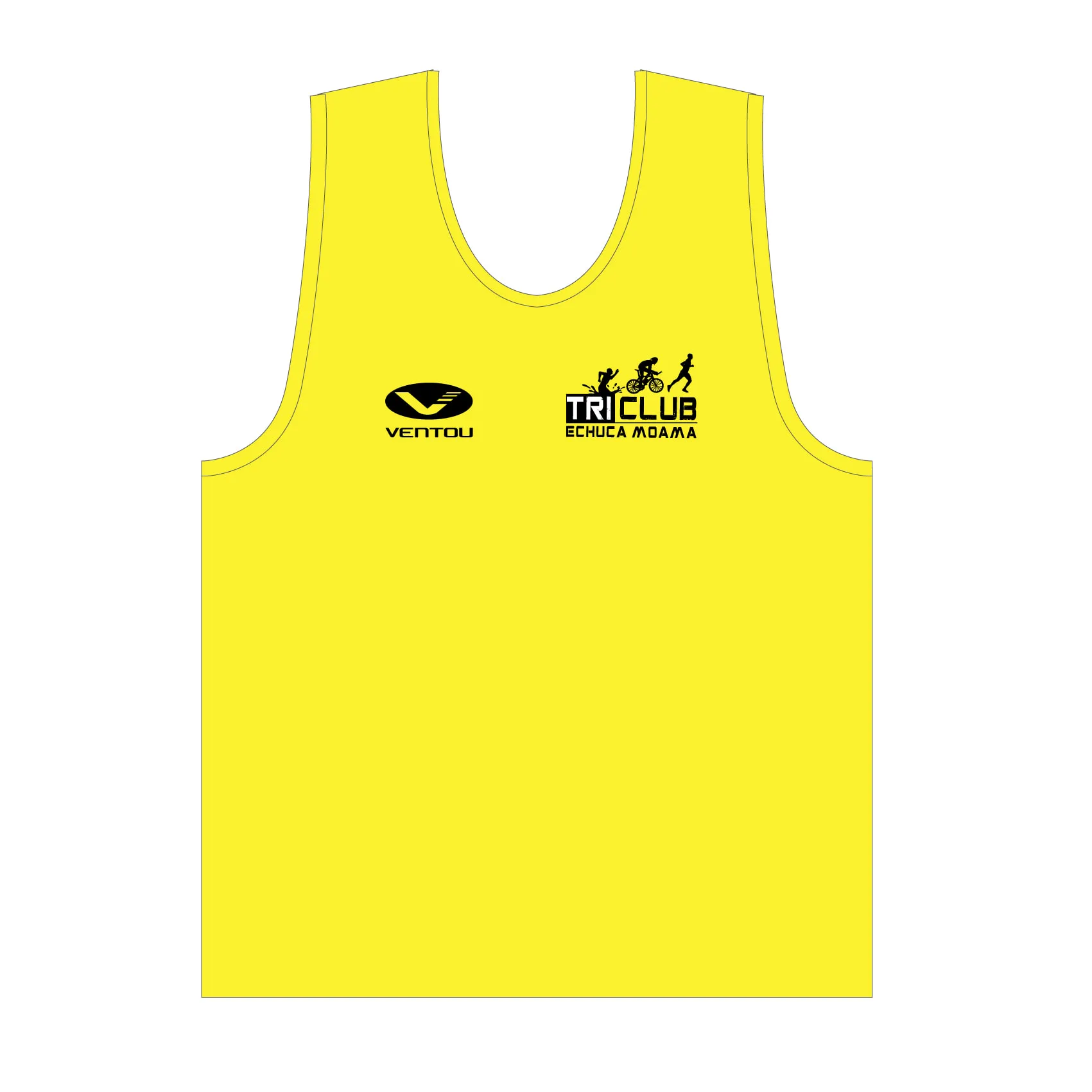 Custom surf life saving vest with personalised club branding