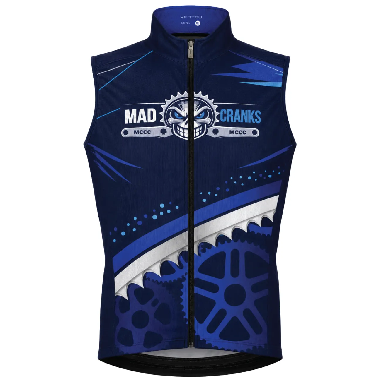Custom Pro Water-Resistant Cycling Vest Gilet - Windproof