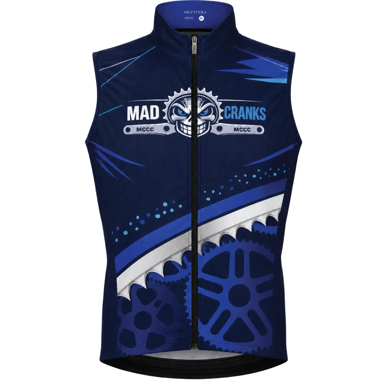 Custom Pro Water-Resistant Cycling Vest Gilet - Windproof