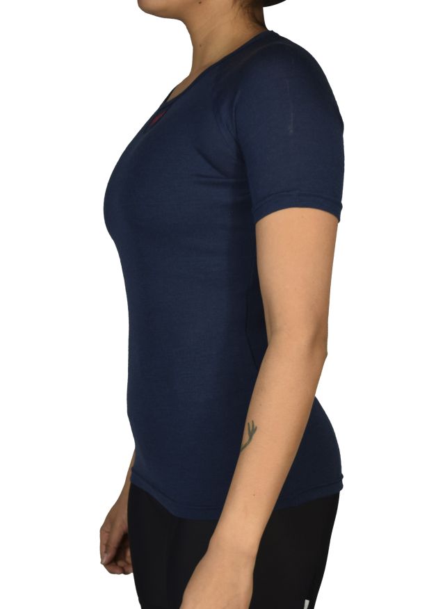 Merino Sleeved Undershirt Navy or Grey