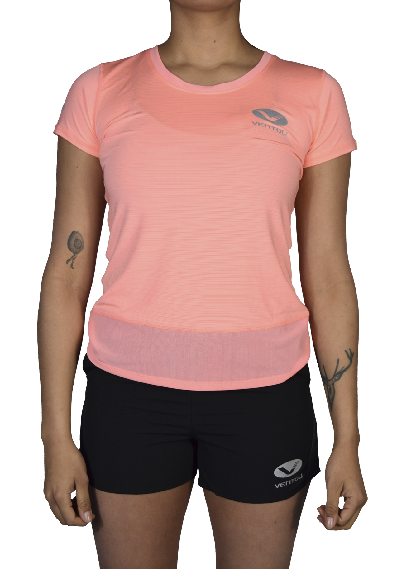 Run TShirt Womens Peach