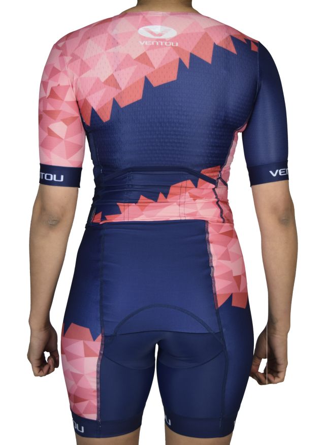 Endurance Sleeved Tri Suit Womens Geo